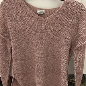 Dusty pink casual sweater
